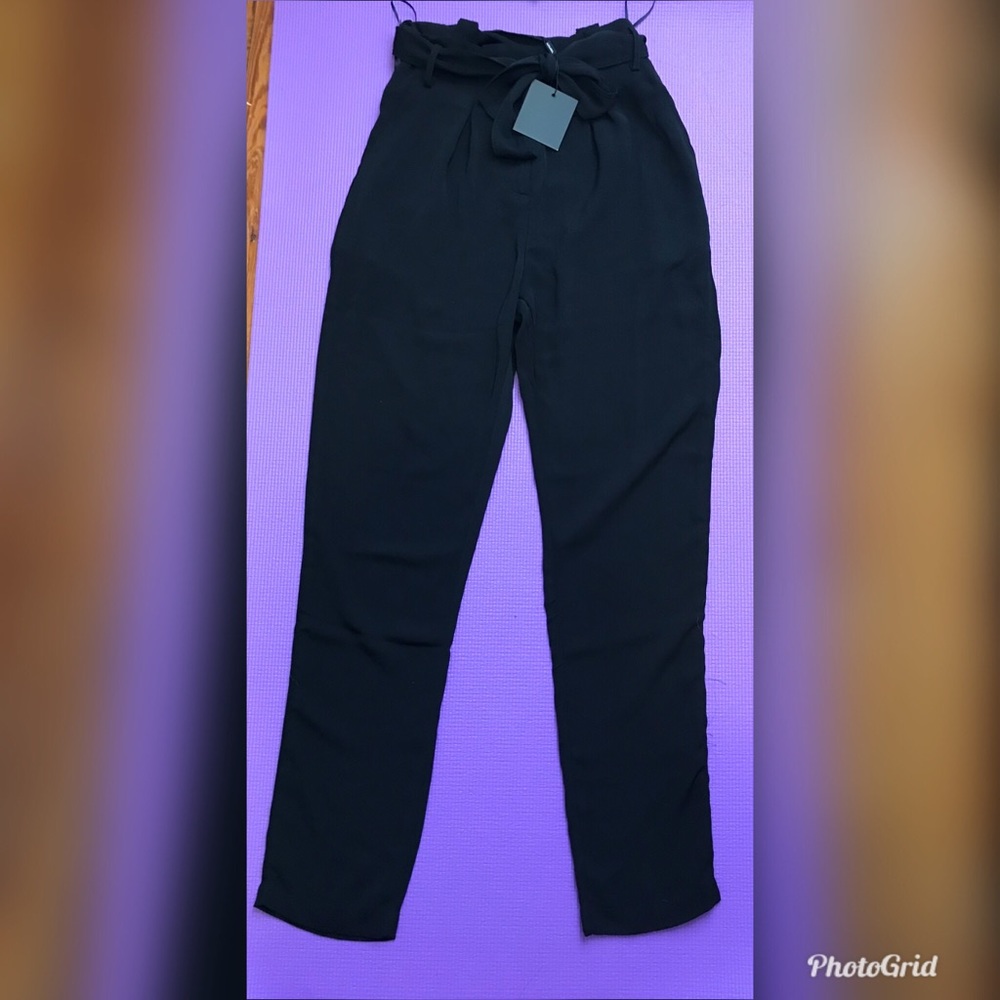 Black Crepe Pants
